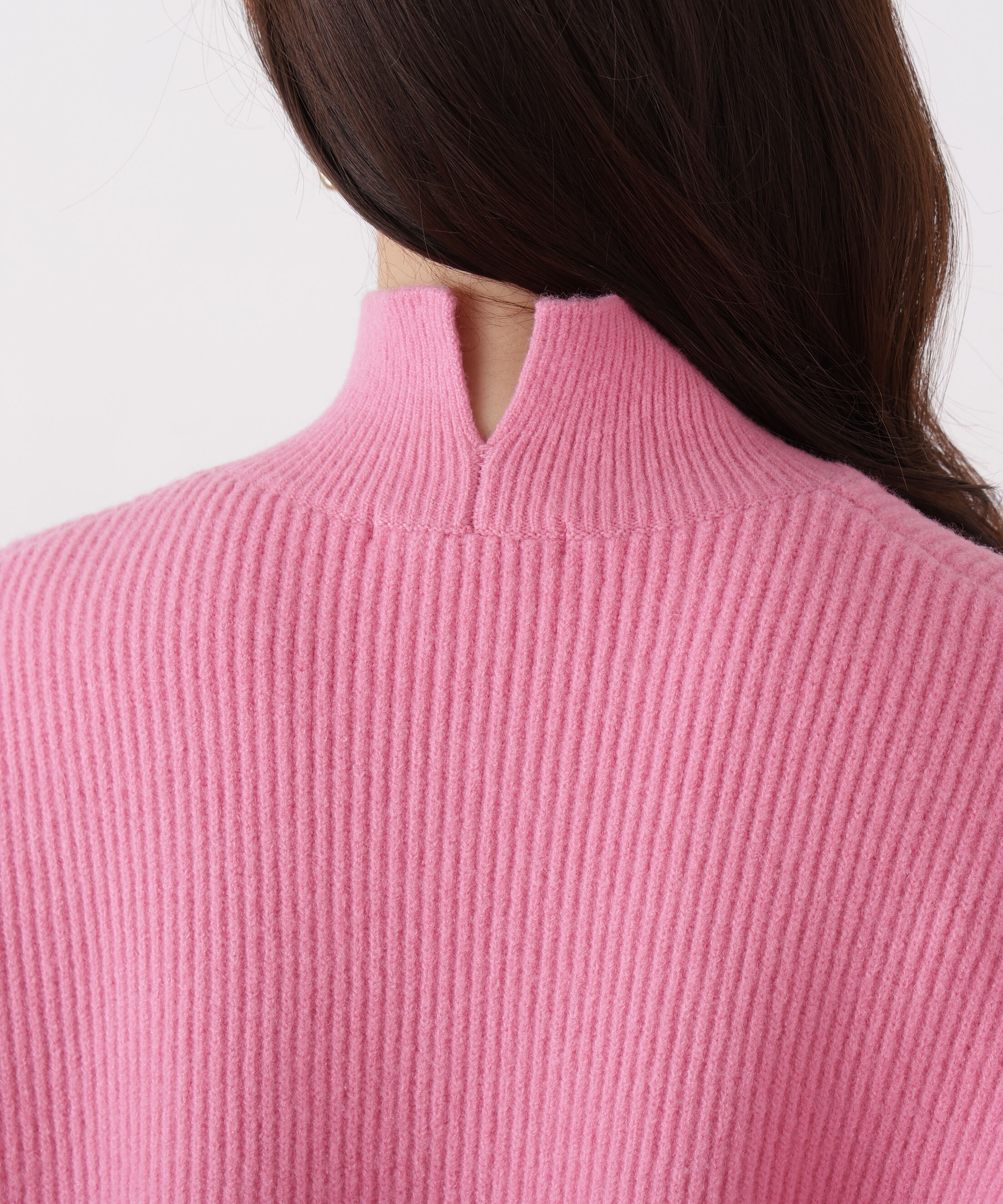  「◆フードスヌード付きニットプルオーバー」|ニット・セーター|