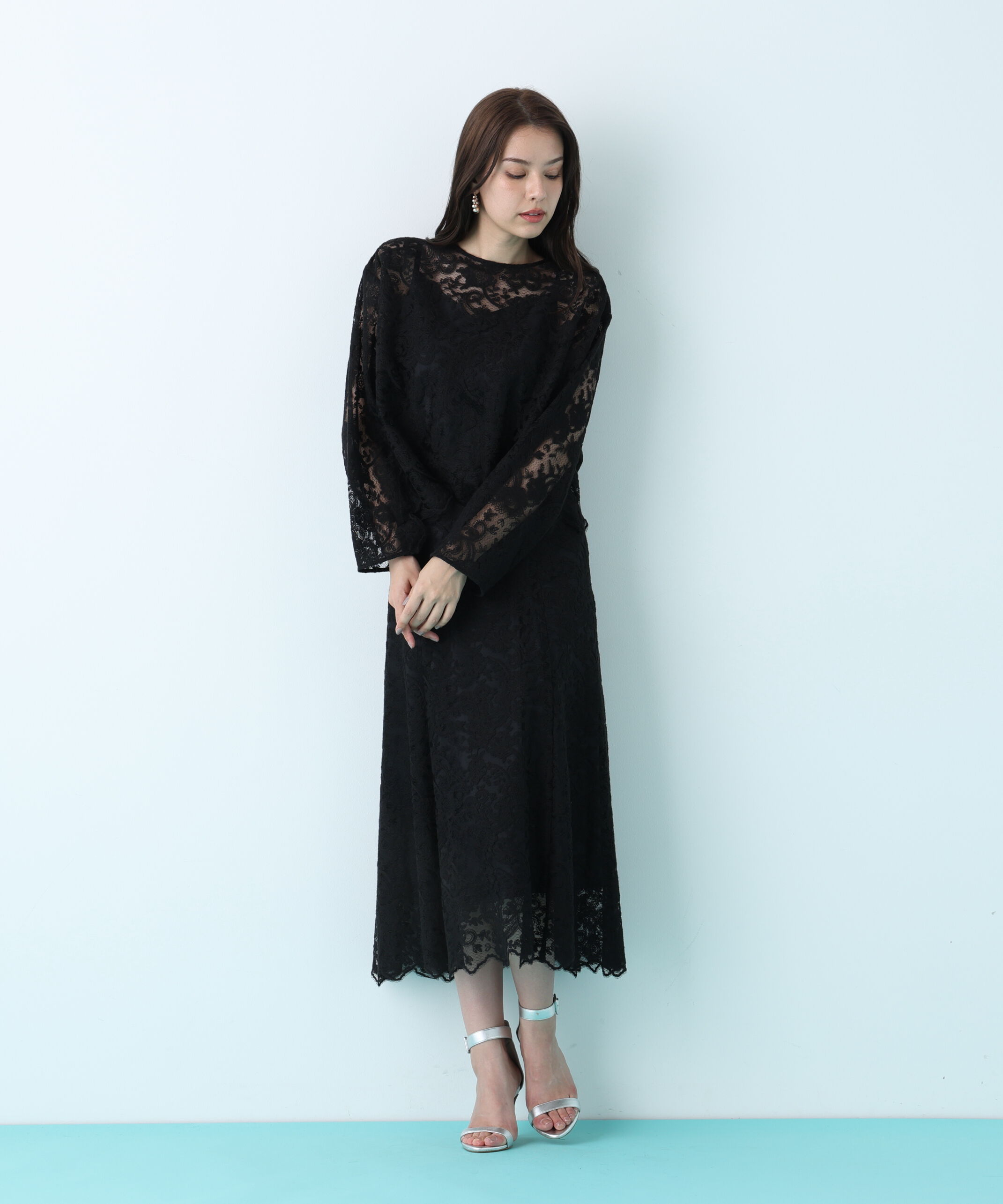  「スカラレースブラウス」|シャツ・ブラウス|