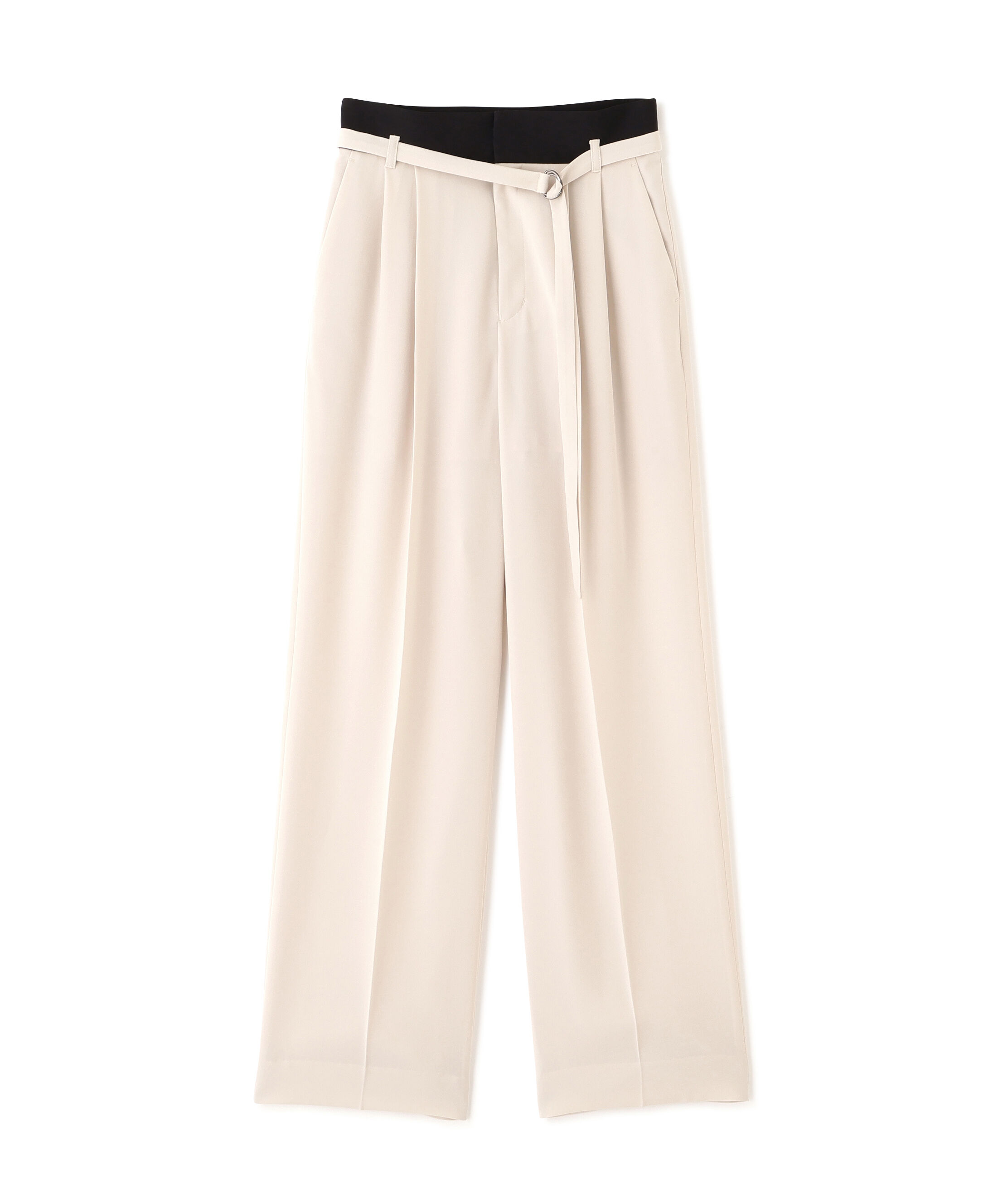  「ダブルサテンタックワイドパンツ」|その他|