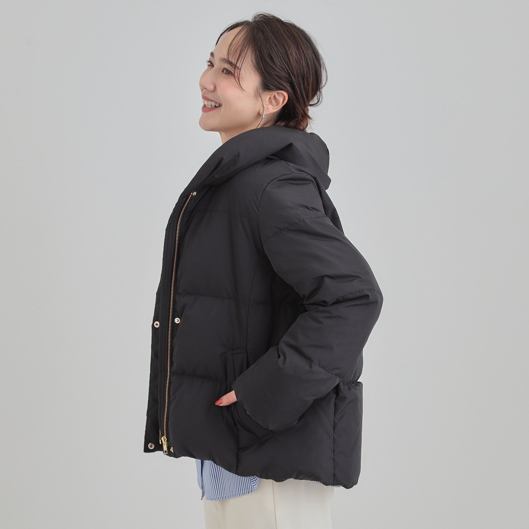 撥水/洗える】ショートフーディーダウン（SHOO・LA・RUE）｜ルミネの