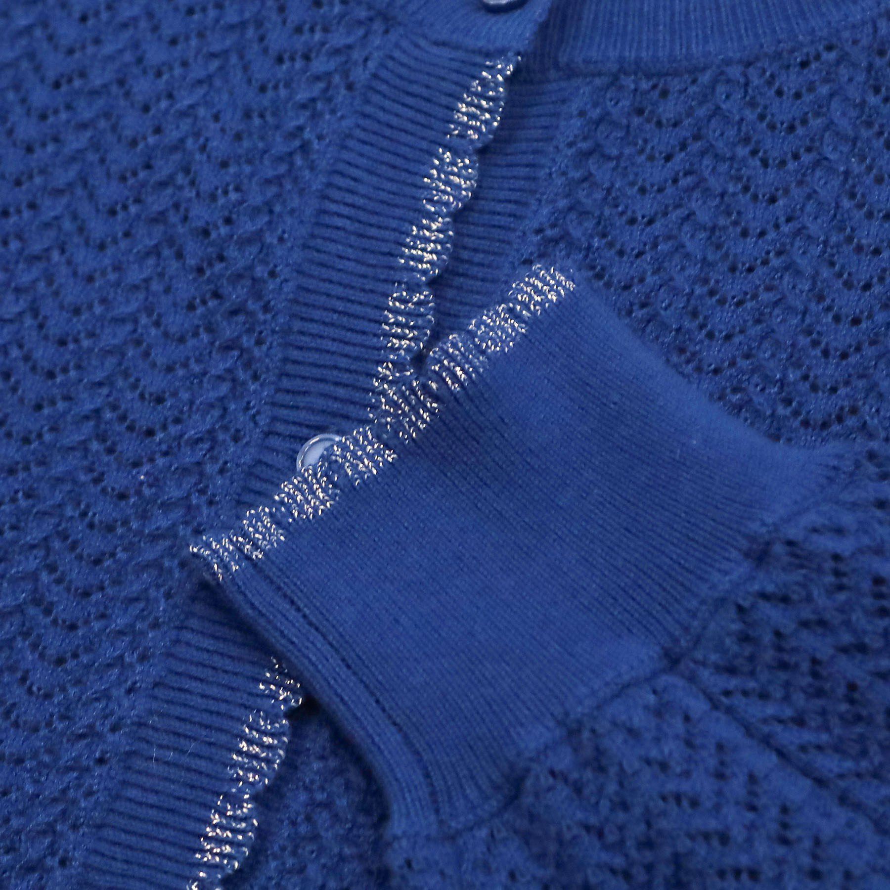 SHOO･LA･RUE「編み柄が上品 ラメ入り透かし編みカーディガン」|カーディガン|