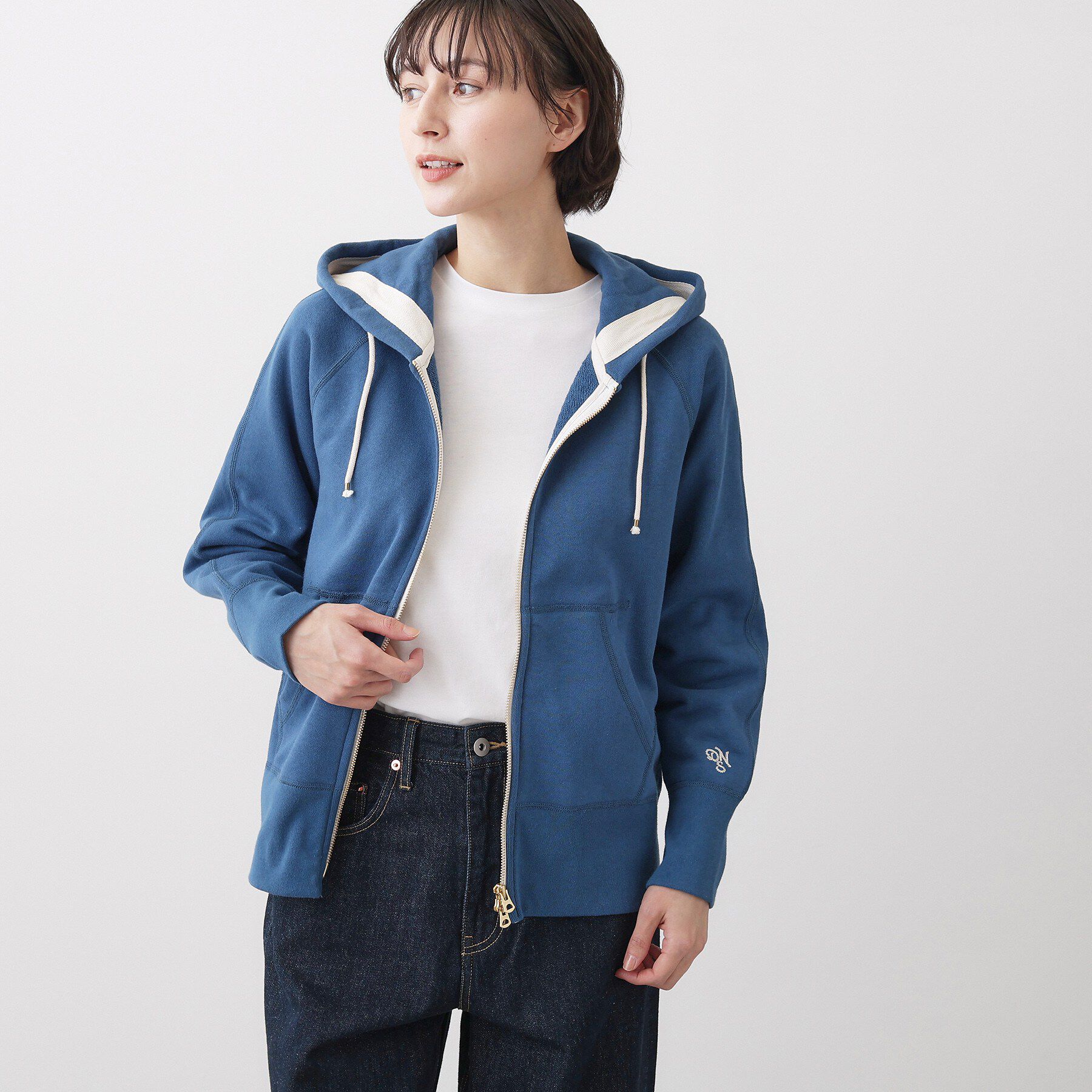 Dessin「【ユニセックス/洗える】吊り裏毛フーデッドパーカー」|パーカー|