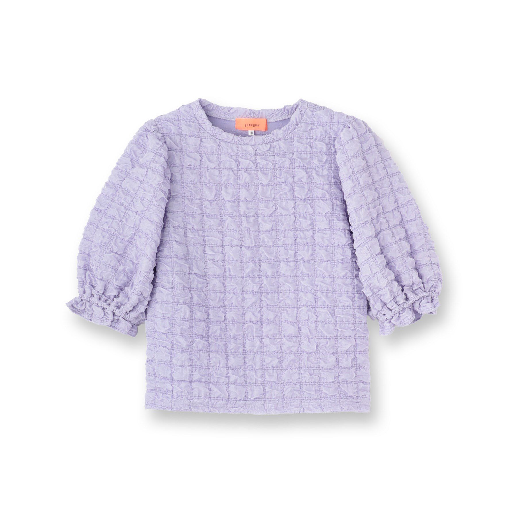 SunaUna「【今すぐ活躍！／パフスリーブ】ジャカードプルオーバー」|Tシャツ・カットソー|