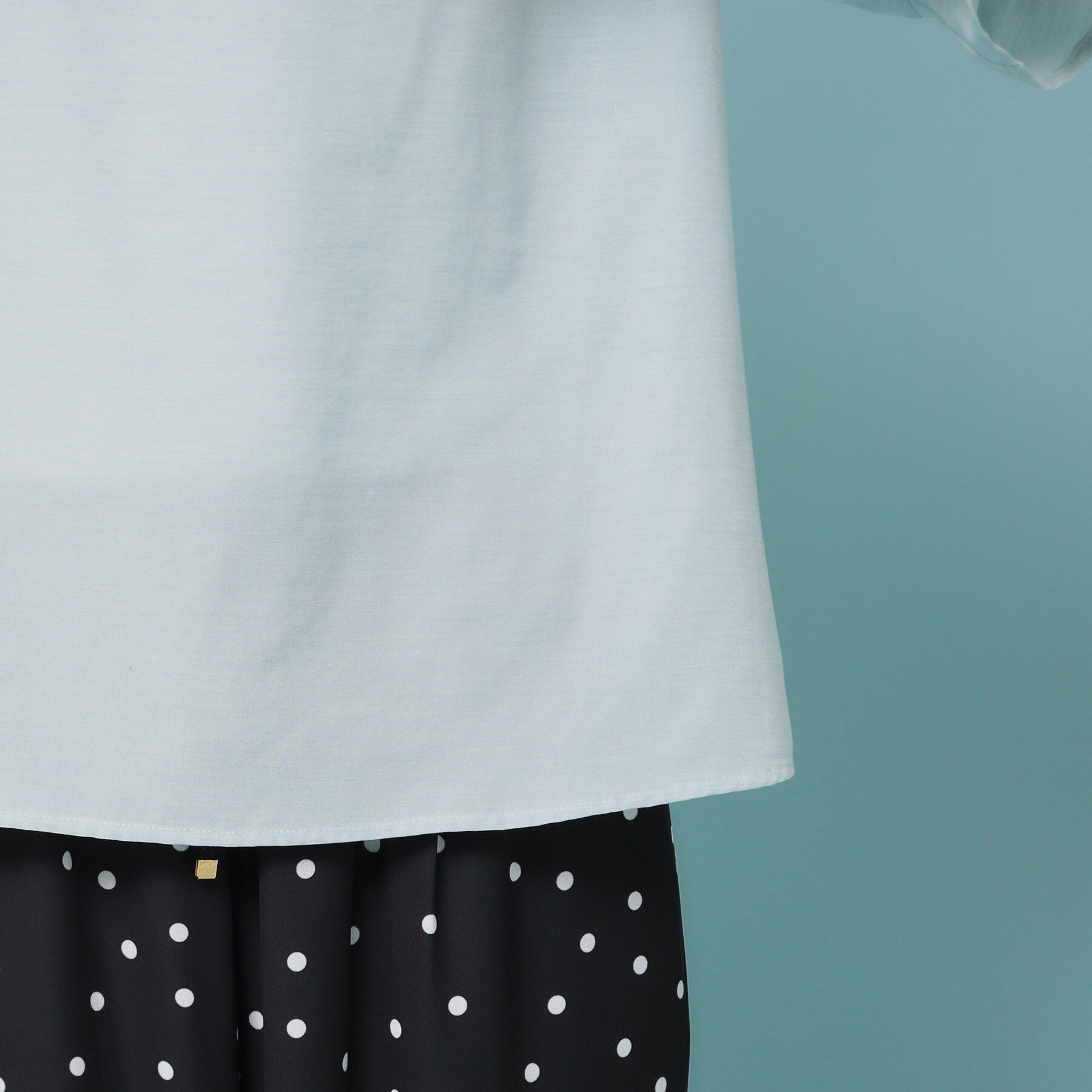 SunaUna「【きれいめ／定番シルエット】スタンドネックブラウス」|シャツ・ブラウス|