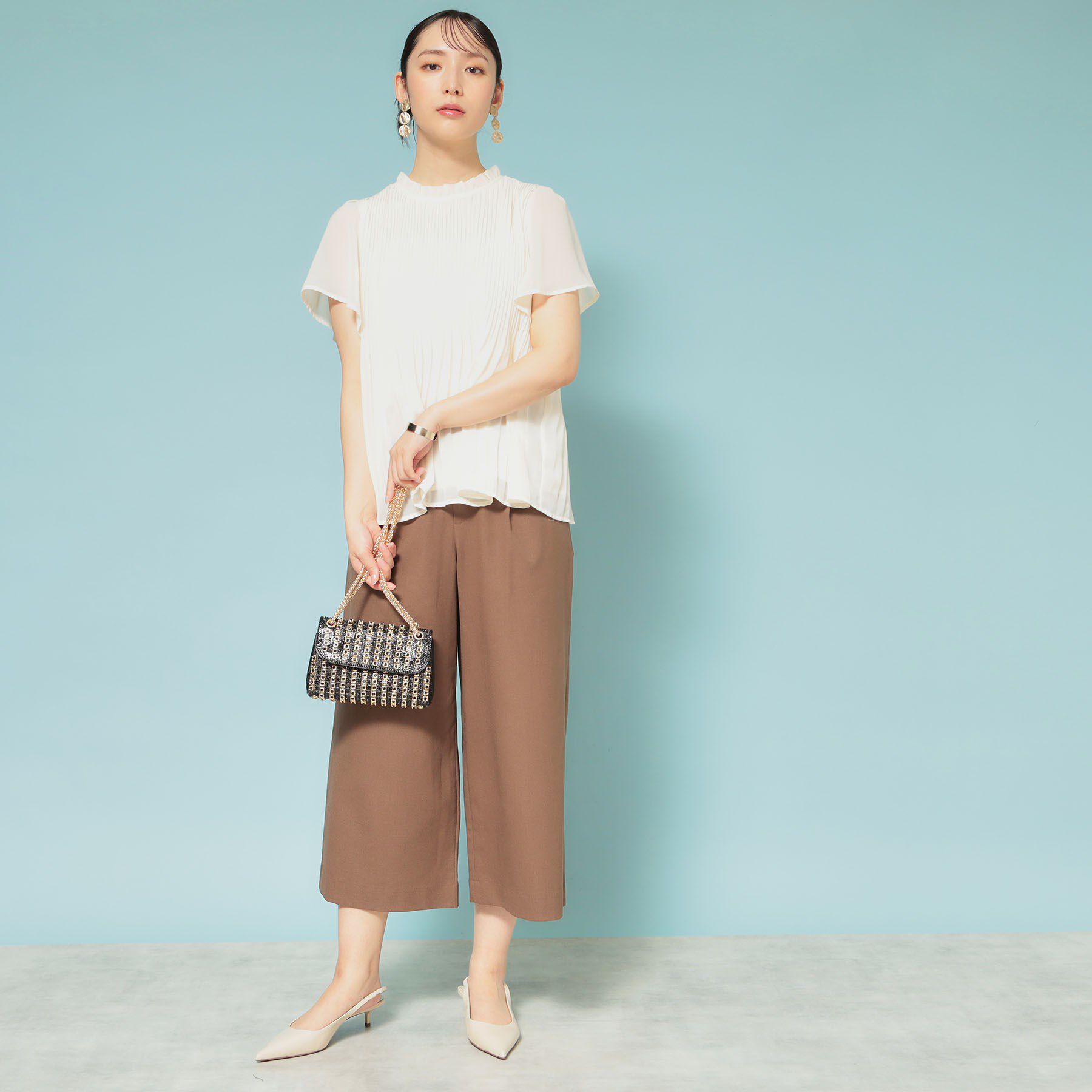 SunaUna「【内ポケット付】ビジューミニバッグ」|ハンドバッグ|