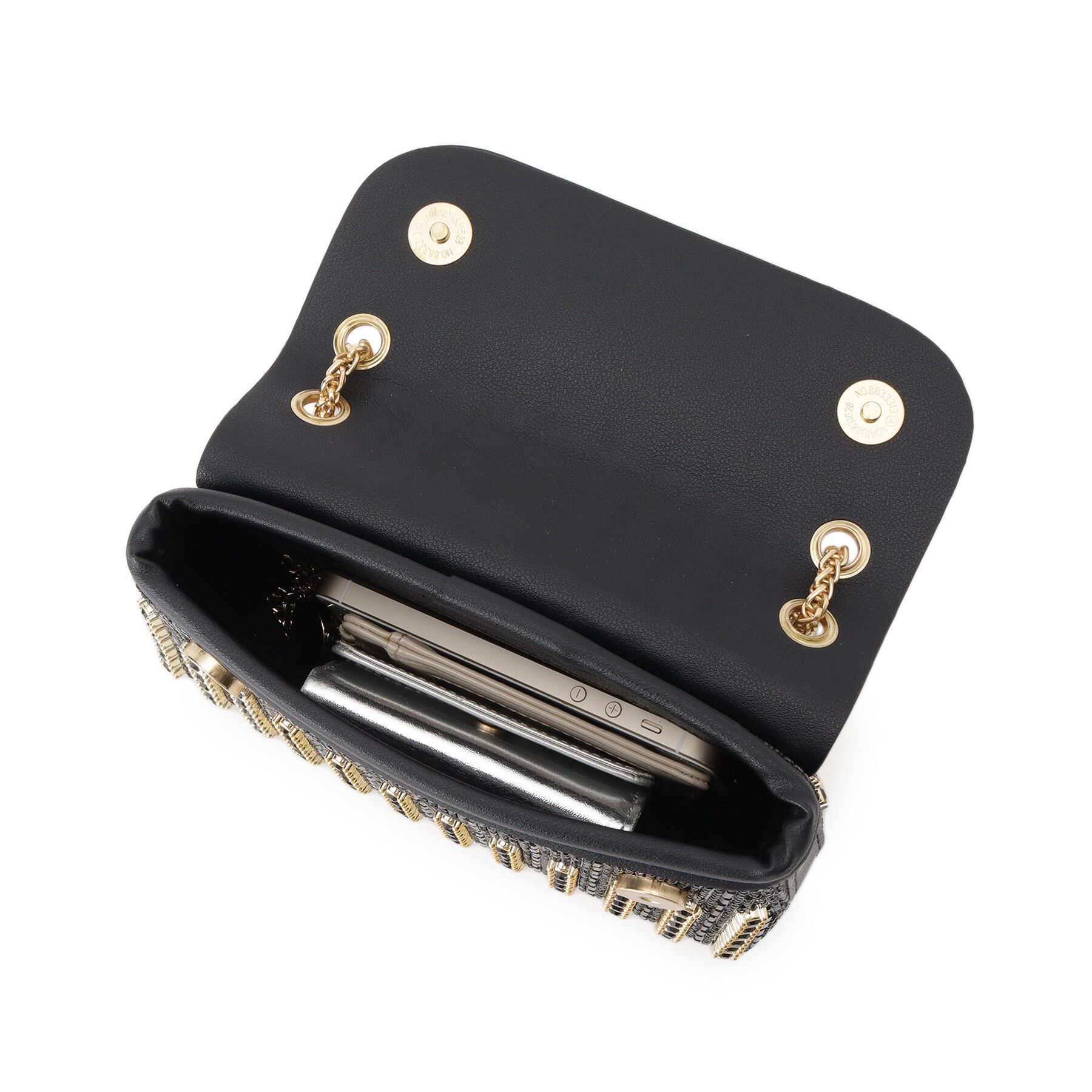 SunaUna「【内ポケット付】ビジューミニバッグ」|ハンドバッグ|