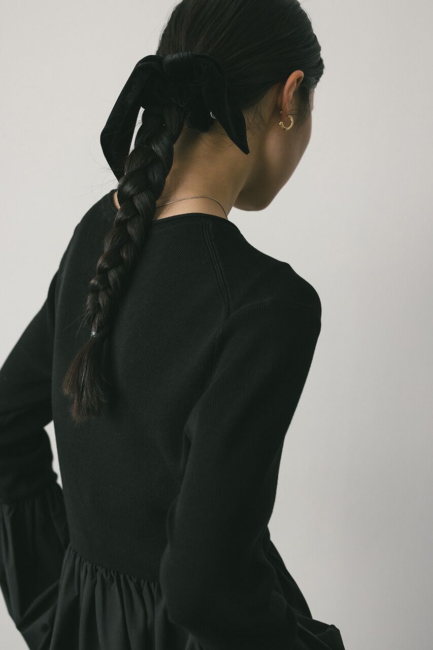 STYLEMIXER「コクーンスリーブコンビネーションニットワンピース」|ワンピース|