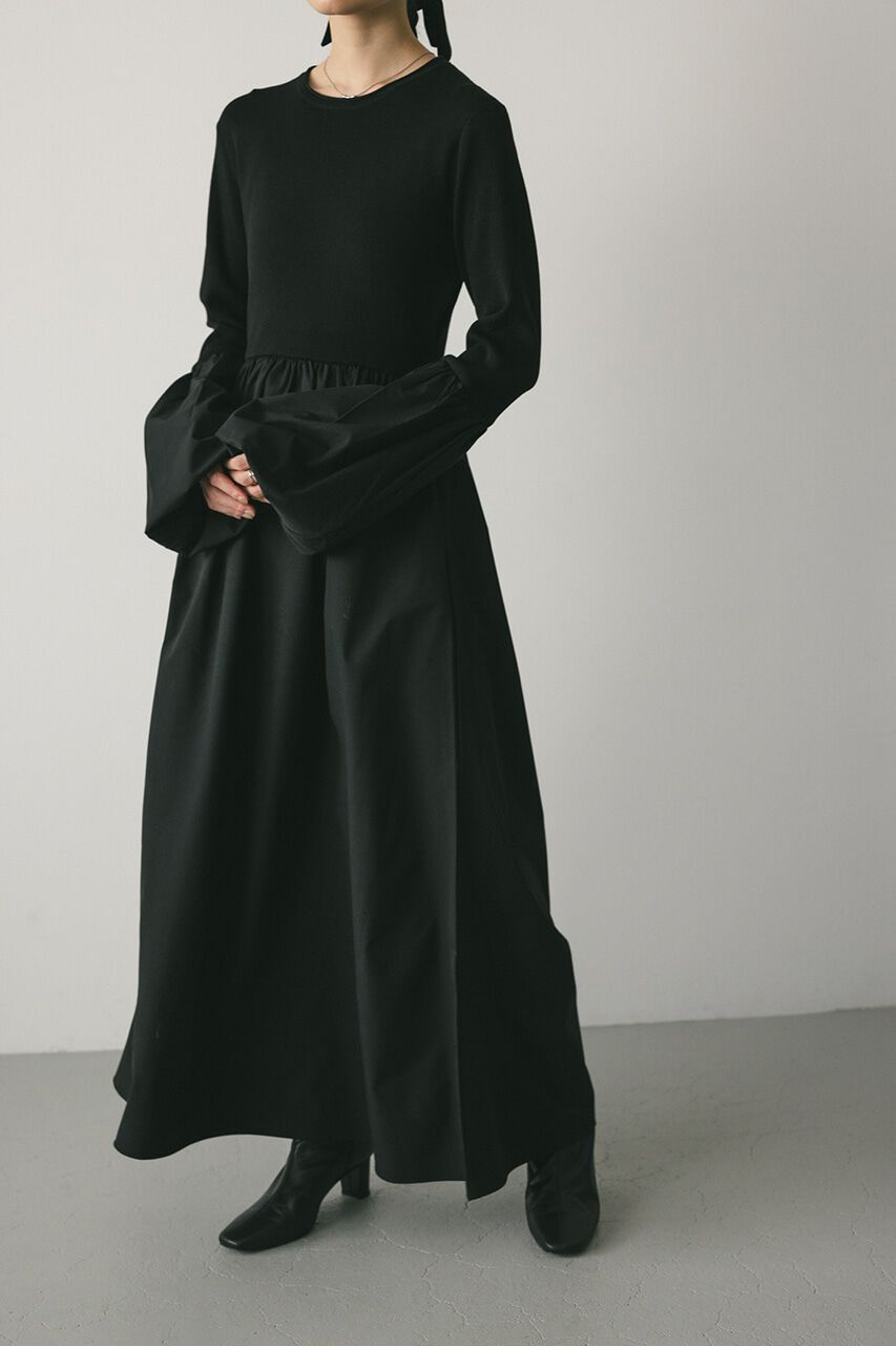 STYLEMIXER「コクーンスリーブコンビネーションニットワンピース」|ワンピース|