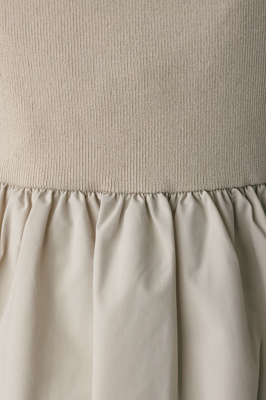 STYLEMIXER「コクーンスリーブコンビネーションニットワンピース」|ワンピース|