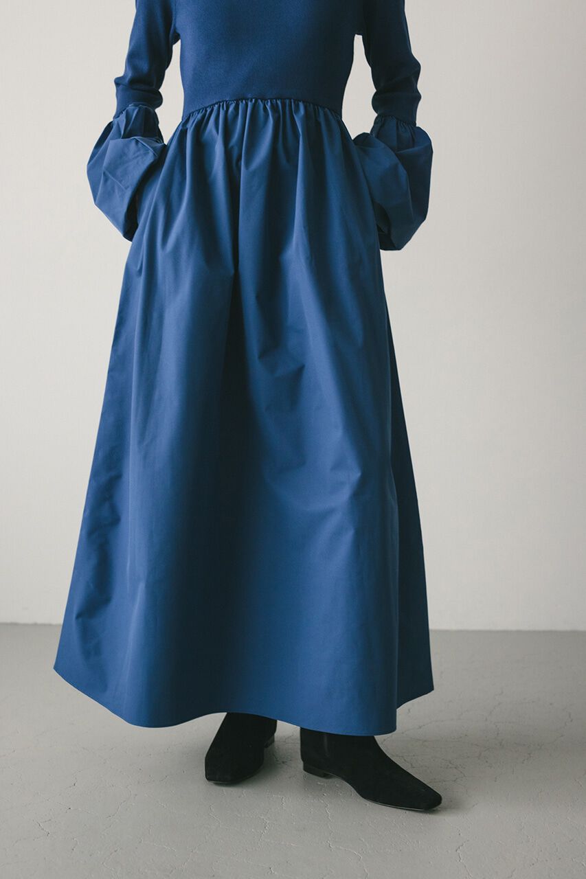 STYLEMIXER「コクーンスリーブコンビネーションニットワンピース」|ワンピース|