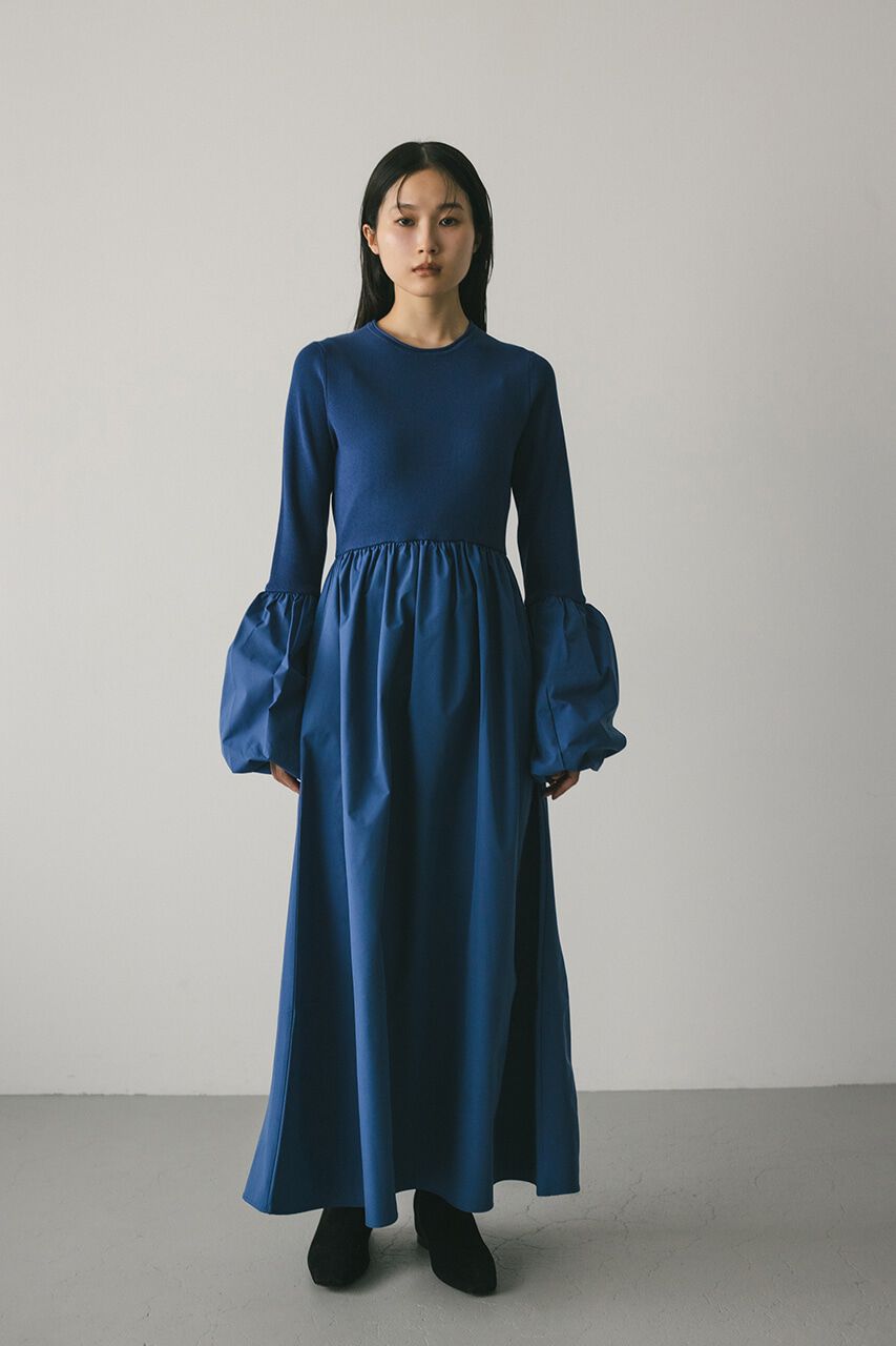 STYLEMIXER「コクーンスリーブコンビネーションニットワンピース」|ワンピース|