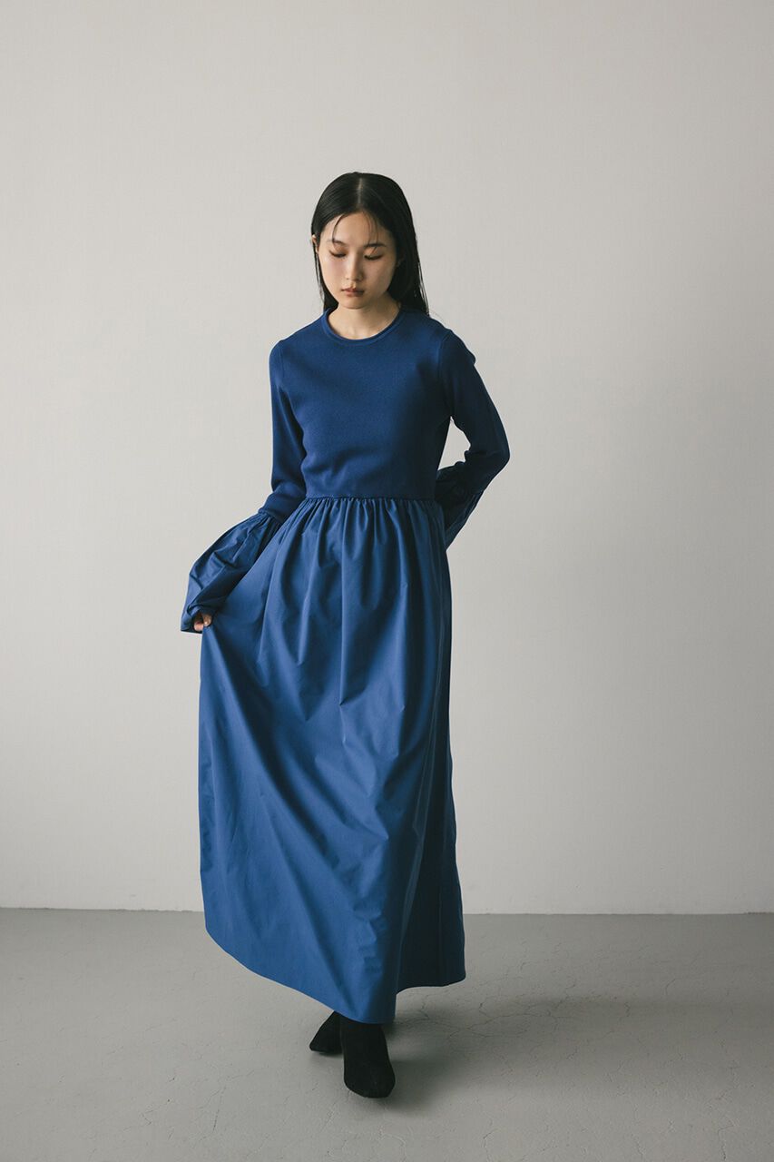 STYLEMIXER「コクーンスリーブコンビネーションニットワンピース」|ワンピース|