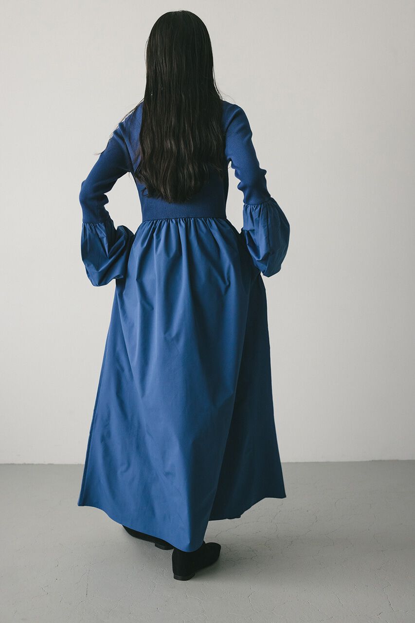 STYLEMIXER「コクーンスリーブコンビネーションニットワンピース」|ワンピース|