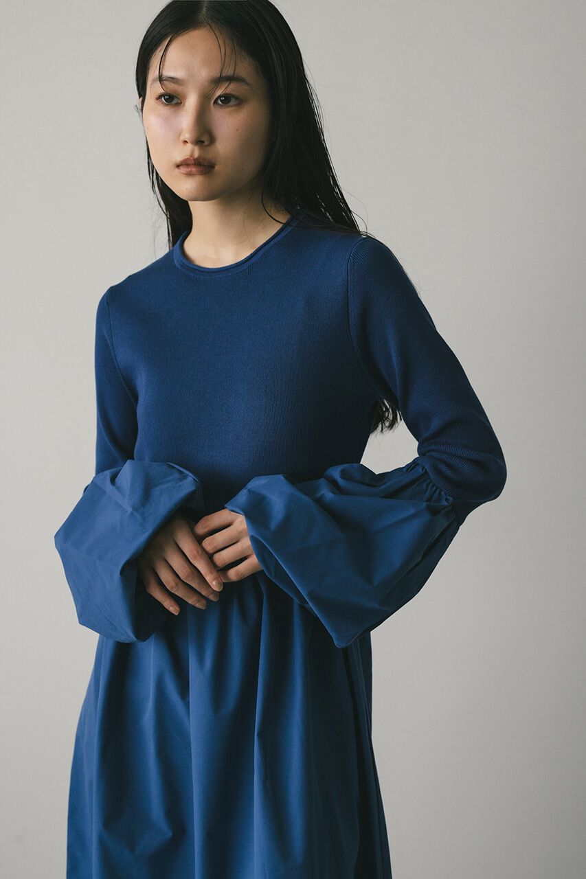 STYLEMIXER「コクーンスリーブコンビネーションニットワンピース」|ワンピース|