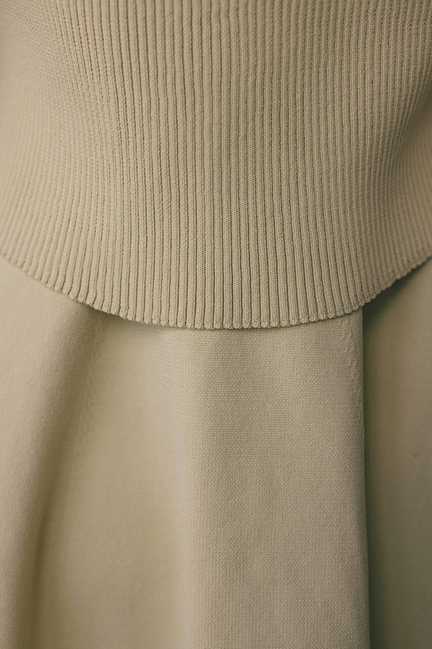 STYLEMIXER「2ピースハーフスリーブポロニットワンピース」|ワンピース|