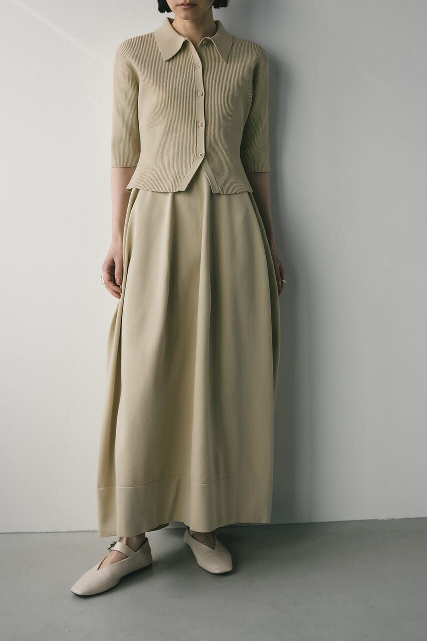 STYLEMIXER「2ピースハーフスリーブポロニットワンピース」|ワンピース|