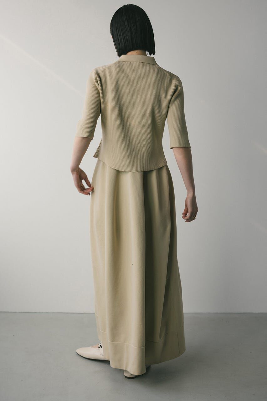 STYLEMIXER「2ピースハーフスリーブポロニットワンピース」|ワンピース|