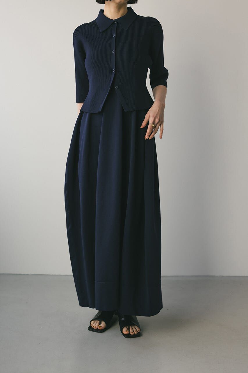 STYLEMIXER「2ピースハーフスリーブポロニットワンピース」|ワンピース|