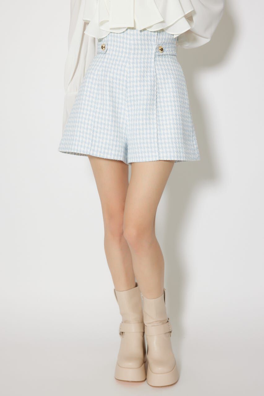 rienda「ハイウエストツイードショートパンツ」|その他|