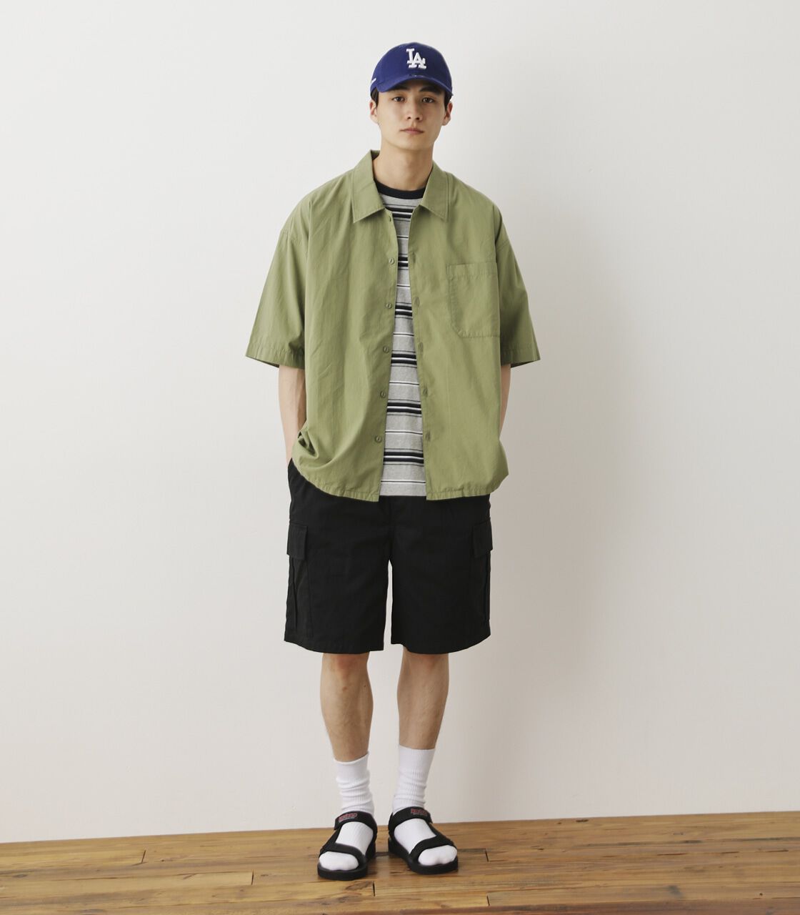 RODEO CROWNS「RC オープンカラーシャツ」|シャツ・ブラウス|