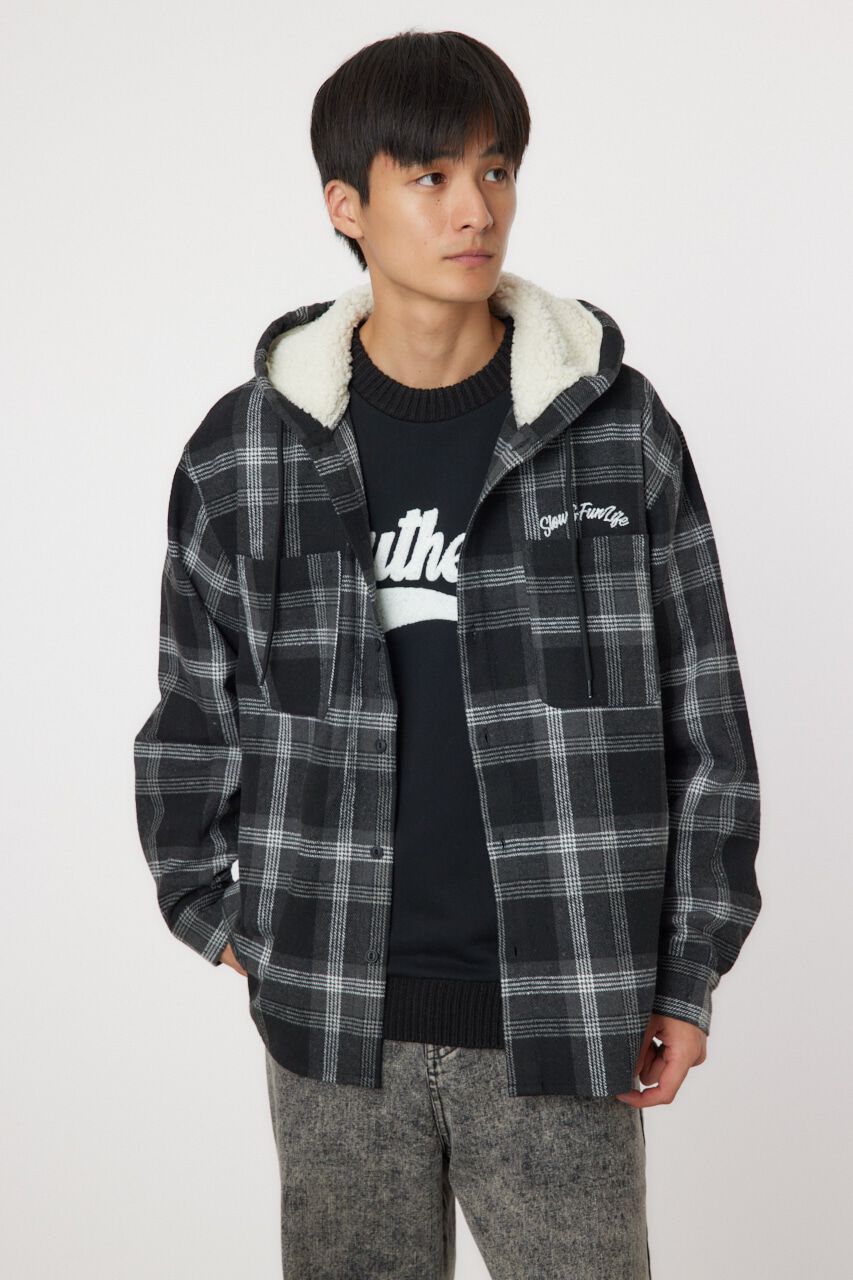 RODEO CROWNS「boa hooded シャツ」|シャツ・ブラウス|