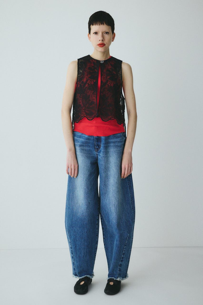 HeRIN.CYE「［予約］Lace vest」|ダウンベスト・ベスト|