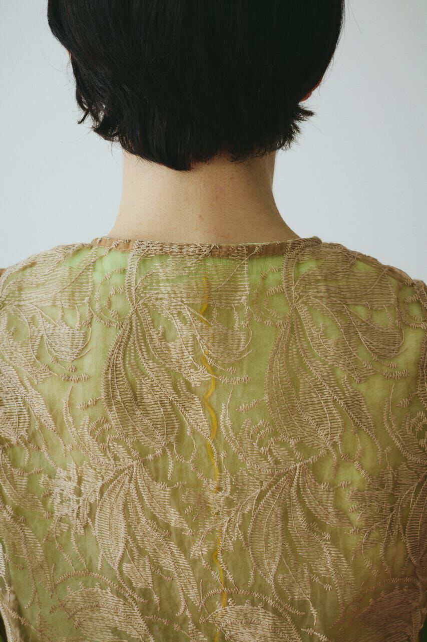 HeRIN.CYE「［予約］Lace vest」|ダウンベスト・ベスト|