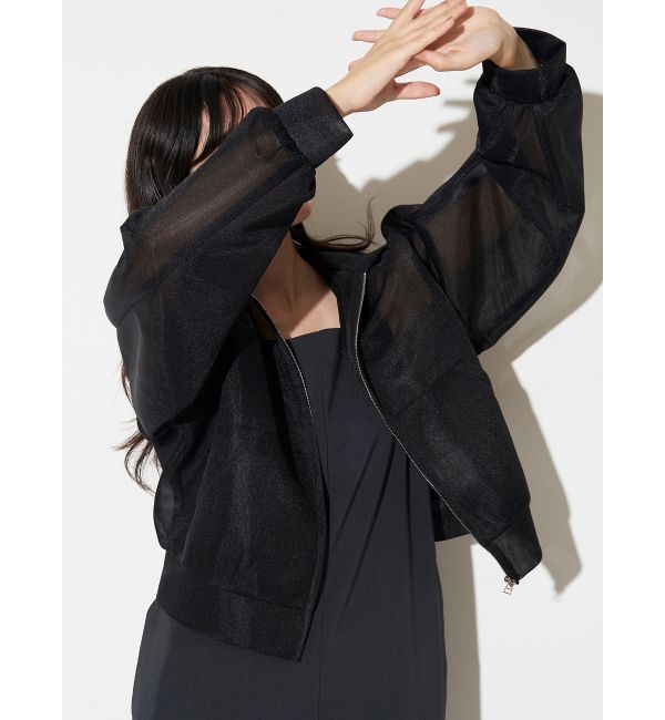 ELENDEEK「MESH BONDING HOODIE」|ブルゾン・スタジャン|