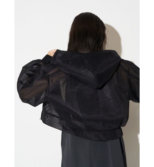 ELENDEEK「MESH BONDING HOODIE」|ブルゾン・スタジャン|
