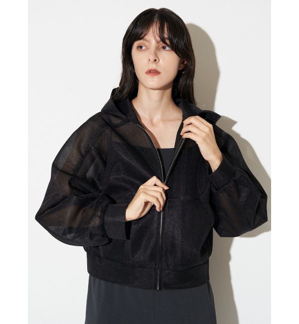 ELENDEEK「MESH BONDING HOODIE」|ブルゾン・スタジャン|