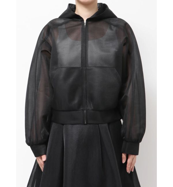 ELENDEEK「MESH BONDING HOODIE」|ブルゾン・スタジャン|