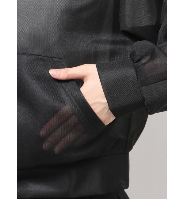 ELENDEEK「MESH BONDING HOODIE」|ブルゾン・スタジャン|