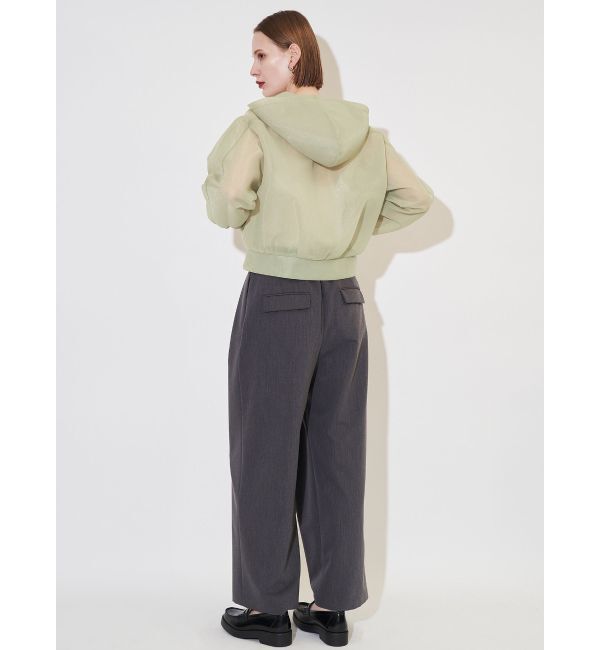 ELENDEEK「MESH BONDING HOODIE」|ブルゾン・スタジャン|