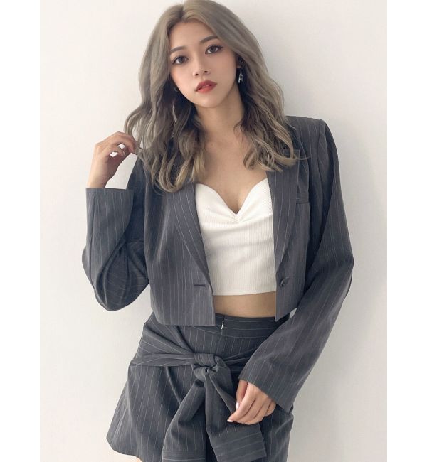 GYDA「ショートジャケット【SETUP着用可】」|テーラードジャケット|