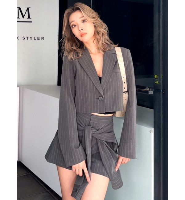 GYDA「ショートジャケット【SETUP着用可】」|テーラードジャケット|