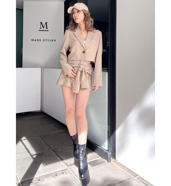 GYDA「ショートジャケット【SETUP着用可】」|テーラードジャケット|