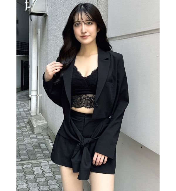 GYDA「ショートジャケット【SETUP着用可】」|テーラードジャケット|