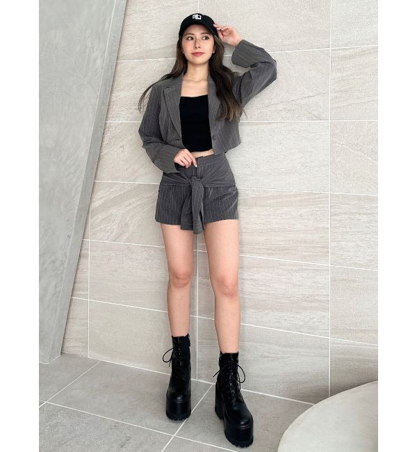 GYDA「ショートジャケット【SETUP着用可】」|テーラードジャケット|