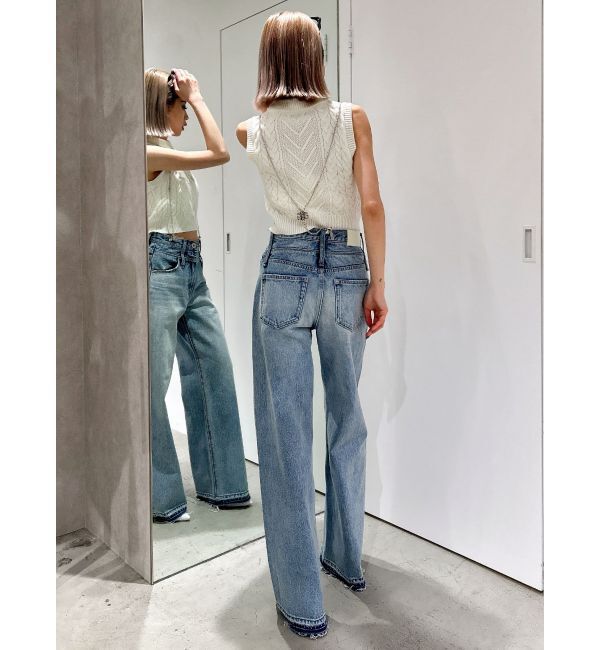 GYDA「NOUSノースリケーブルニットトップス」|ニット・セーター|