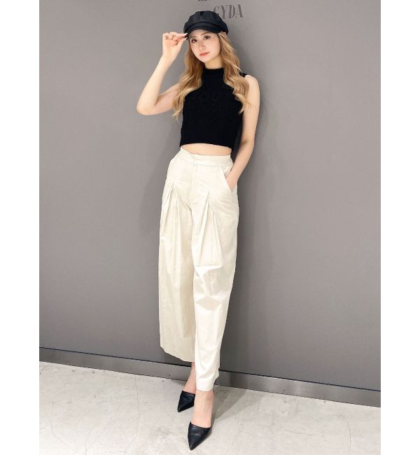 GYDA「NOUSノースリケーブルニットトップス」|ニット・セーター|