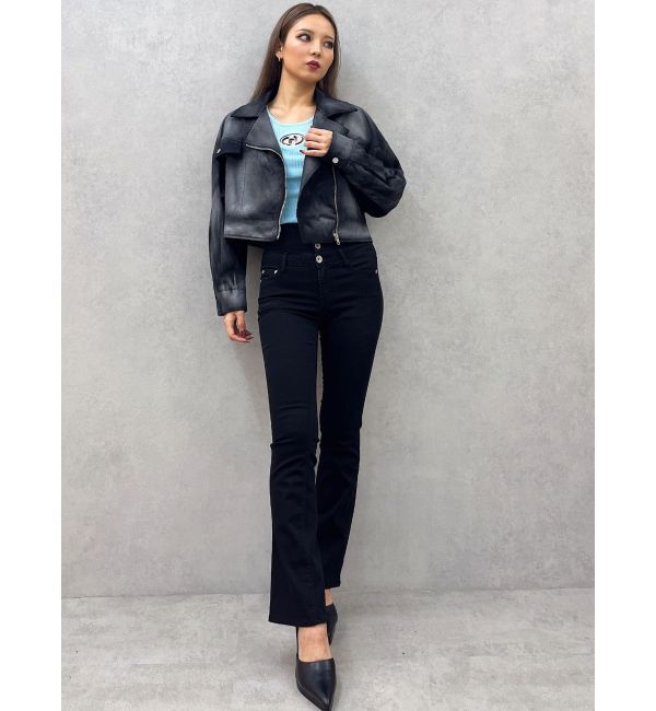 GYDA「Paintショートライダースジャケット」|その他|