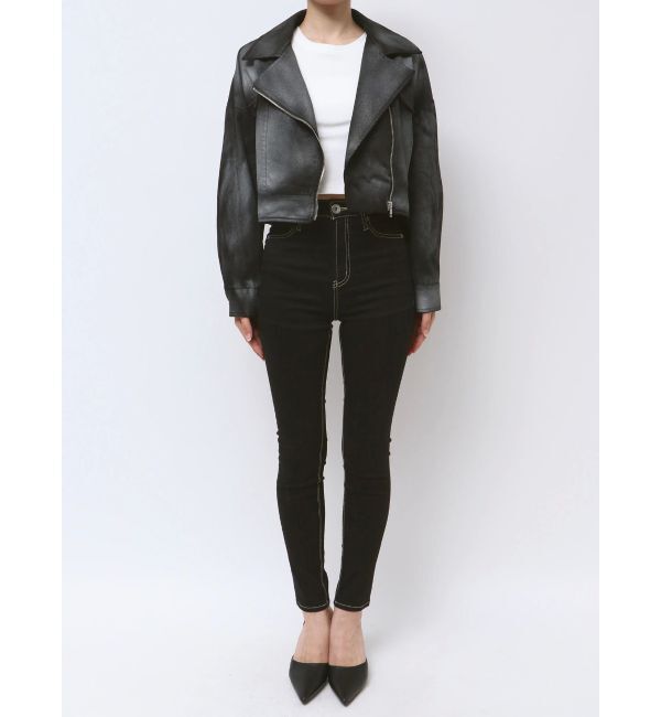 GYDA「Paintショートライダースジャケット」|その他|