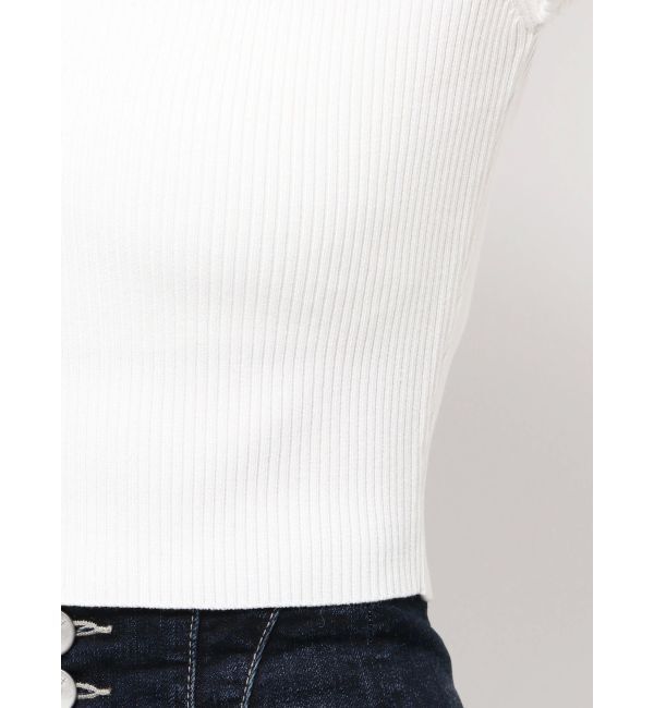 GYDA「SymmetryGYDA ハーフスリーブニットトップス」|ニット・セーター|