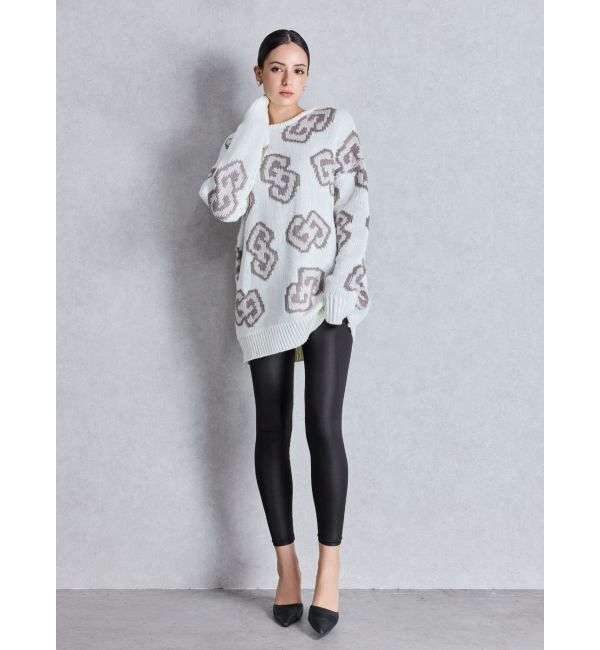 GYDA「GG FRAMEニットトップス」|ニット・セーター|