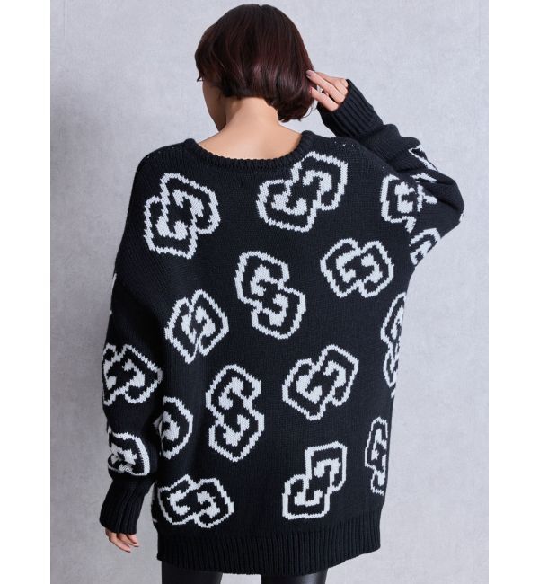 GYDA「GG FRAMEニットトップス」|ニット・セーター|