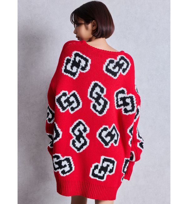 GYDA「GG FRAMEニットトップス」|ニット・セーター|