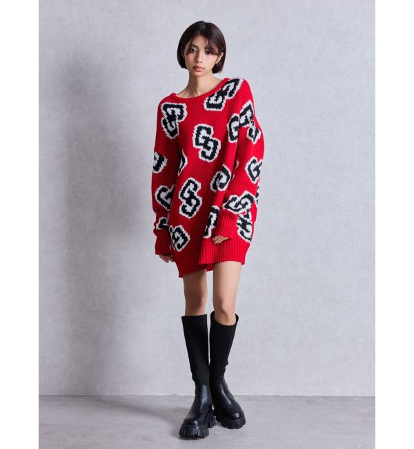 GYDA「GG FRAMEニットトップス」|ニット・セーター|