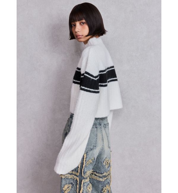 GYDA「SymmetryGYDAリブニットトップス」|ニット・セーター|