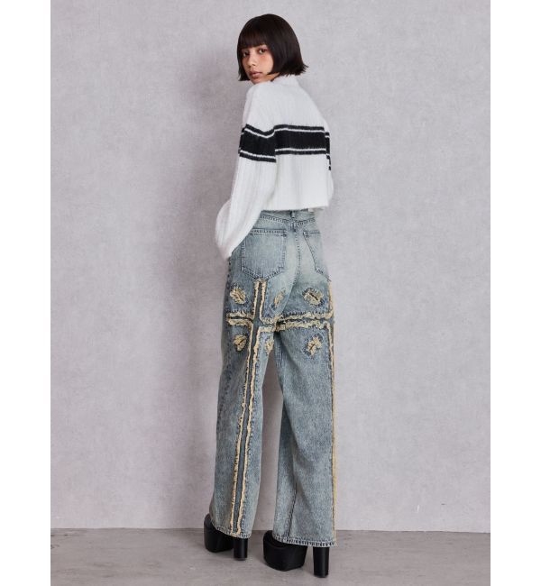 GYDA「SymmetryGYDAリブニットトップス」|ニット・セーター|