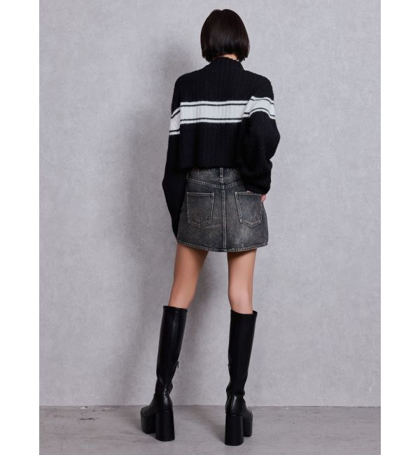 GYDA「SymmetryGYDAリブニットトップス」|ニット・セーター|